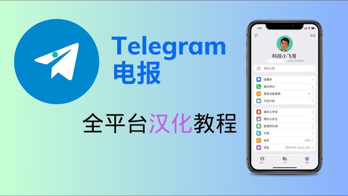 telegram如何漢化？